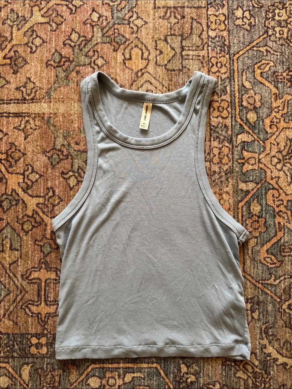 Aritzia Sunday Best Ribbed Tank Top